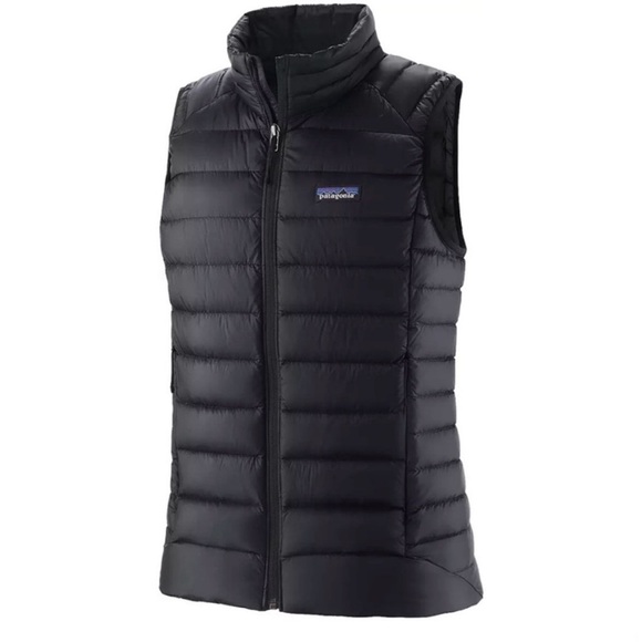 Patagonia Women's XXL Down Sweater Vest Puffer Puff Black NWT Insulated Goose - Picture 8 of 9